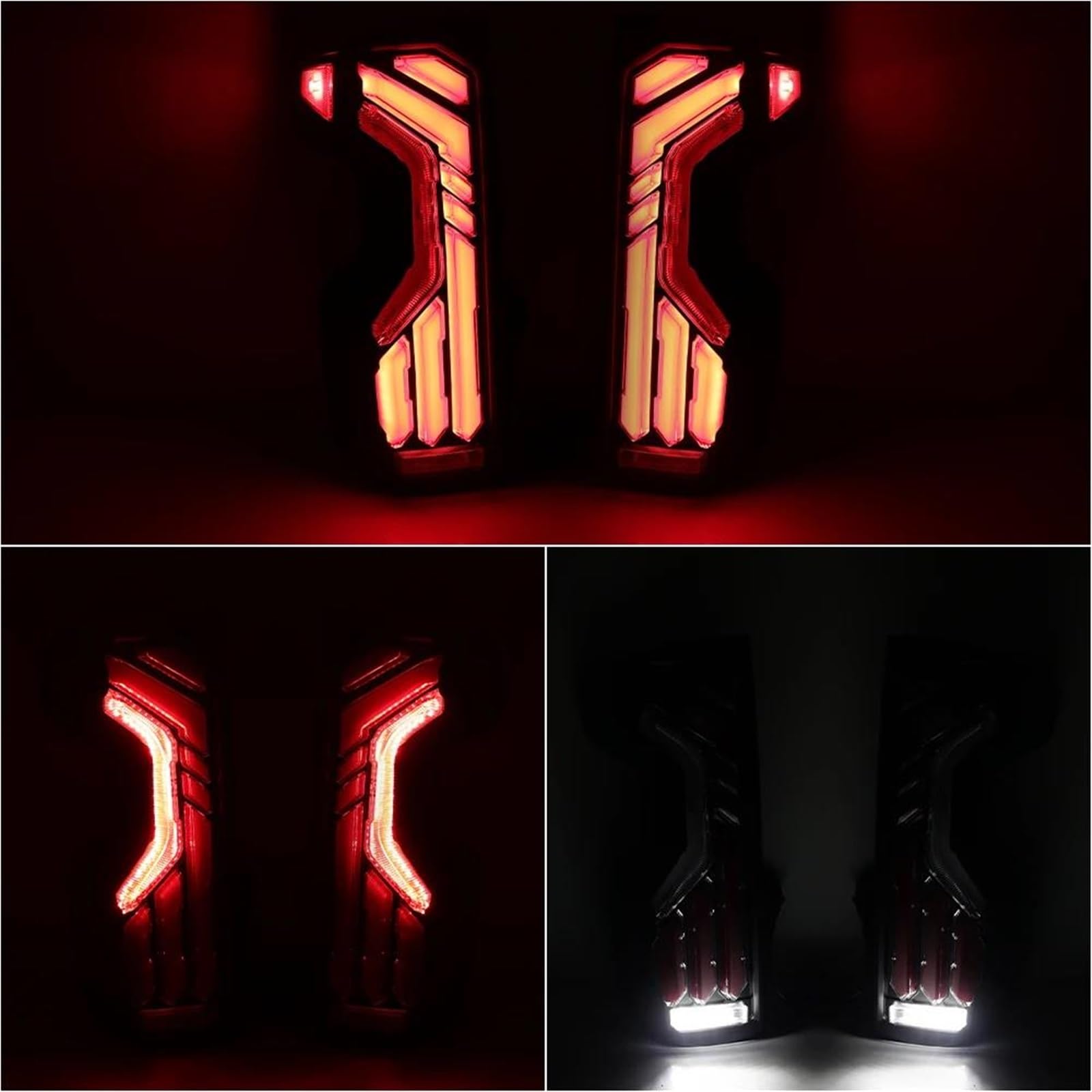Luz Trasera 1 Par De Luces Traseras LED, Conducción, Freno Y Marcha Atrás Para Chevy Para Silverado 1500/2500/3500 2019-2023 Luces Traseras