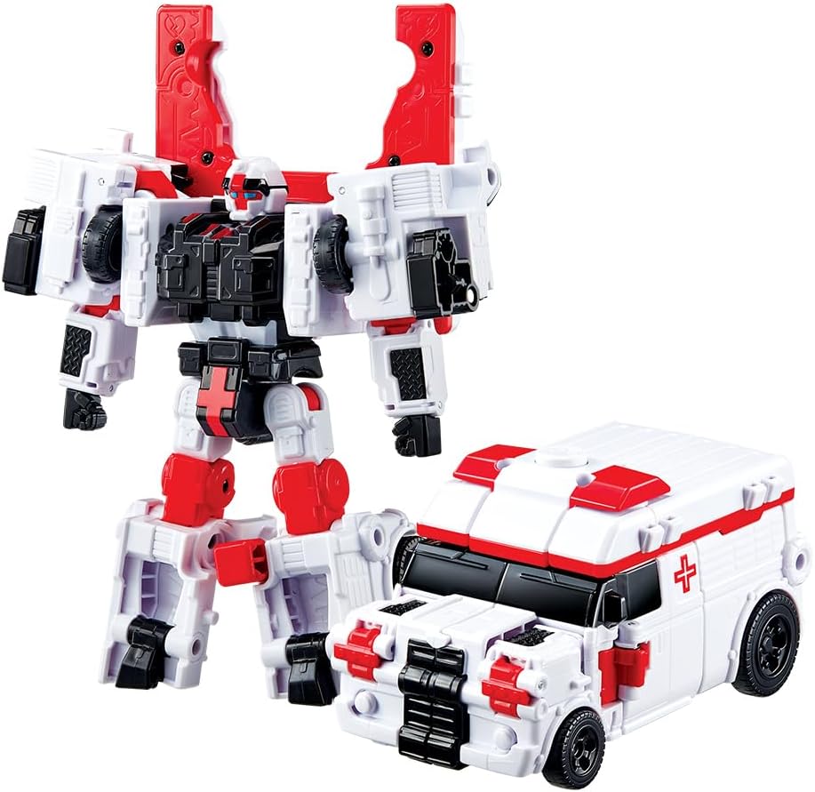 TOBOT New , M, Youngtoys Transforming Collectible Vehicle to Robot, Daedo's Heroes Animation Character Toys for Kids 3 and up Transform Toys Cars, Large Size 6-inch