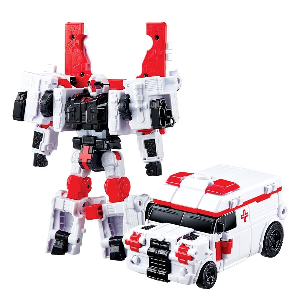New TOBOT, TOBOT M, Youngtoys Transforming Collectible Vehicle to Robot, Heroes Animation Character Toys for Kids 3 and up Transform Toys Cars, Large Size 6-inch