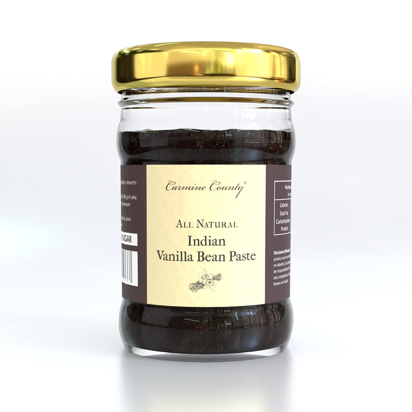 Carmine County All Natural Indian Vanilla Bean Paste 80 g (B09DX8DN43) Amazon Price History, Amazon Price Tracker