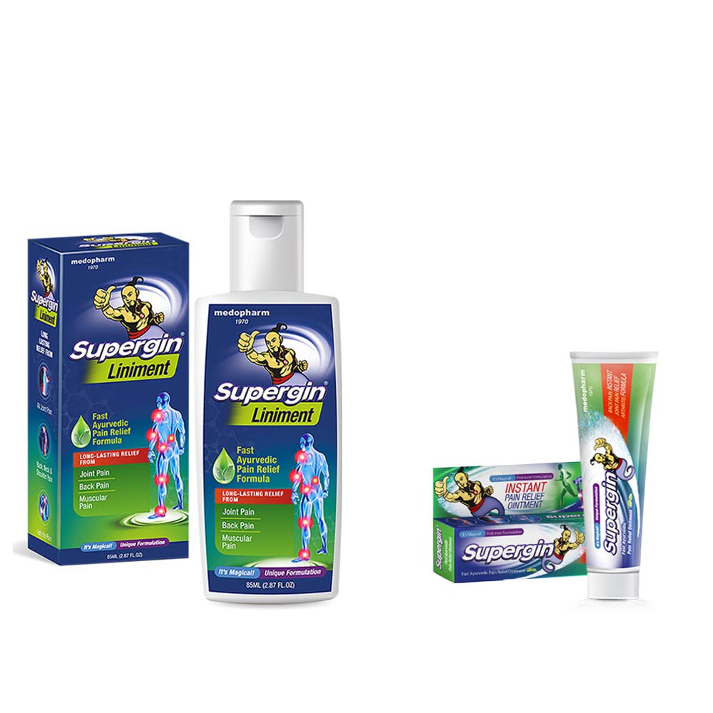 Medopharm Supergin Liniment | Joint Pain Specialist | Buy 1 Supergin Liniment & get 1 Supergin Ointment 10g Free (B08N1H32CT) Amazon Price History, Amazon Price Tracker