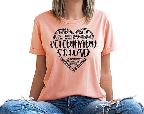 Miniatura 2 de FastDeliveryTees, Vet Tech Gifts, Vet Technician Sweatshirts, Veterinary Squad Graphic Tees, Veterinary Student Outfit, Vet Med Graduation Clothes,