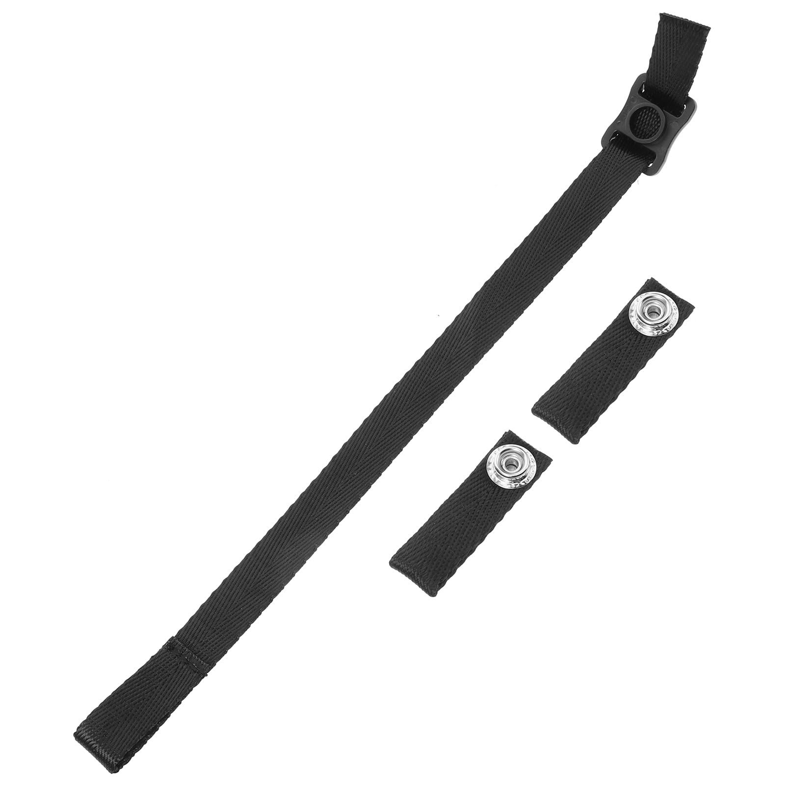 BESTonZON Accessoires de Menton de Casque Universel Casque de Hockey Adulte Bretelles Sangle de Menton de Hockey sur Glace Remplacement de la mentonnière de Hockey Polyester Noir