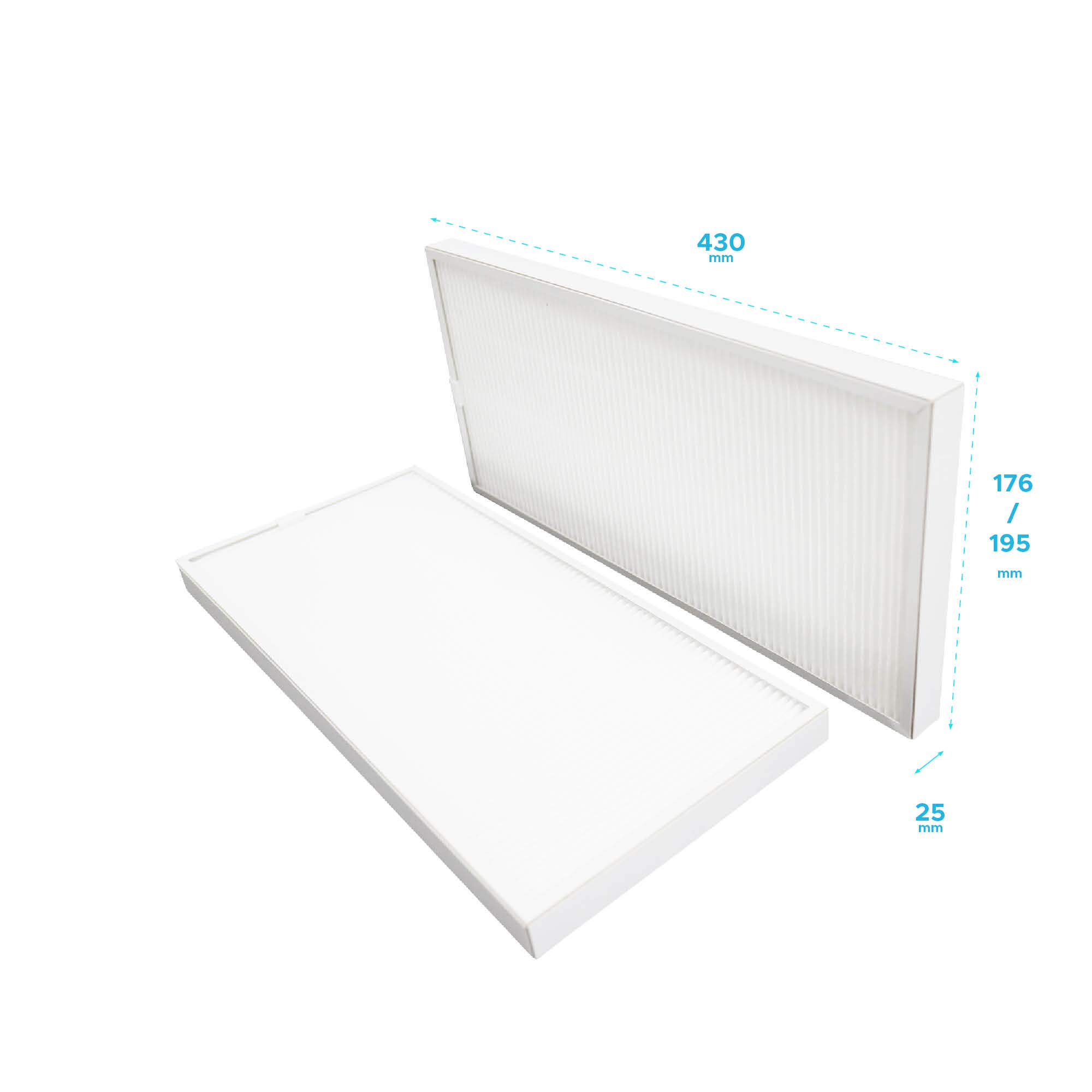 BRIZZ - Filtres compatibles Centrale RTV My DATEC - Contenu : 1 G4 + 1 F7