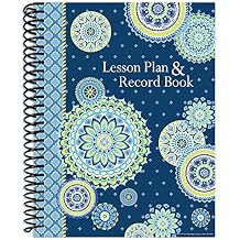 Eureka Blue Harmony Back to School Classroom Supplies Record and Lesson Plan Book for Teachers, 8.5 x 11, 40 Weeks, 8.5 inches X 11 inches