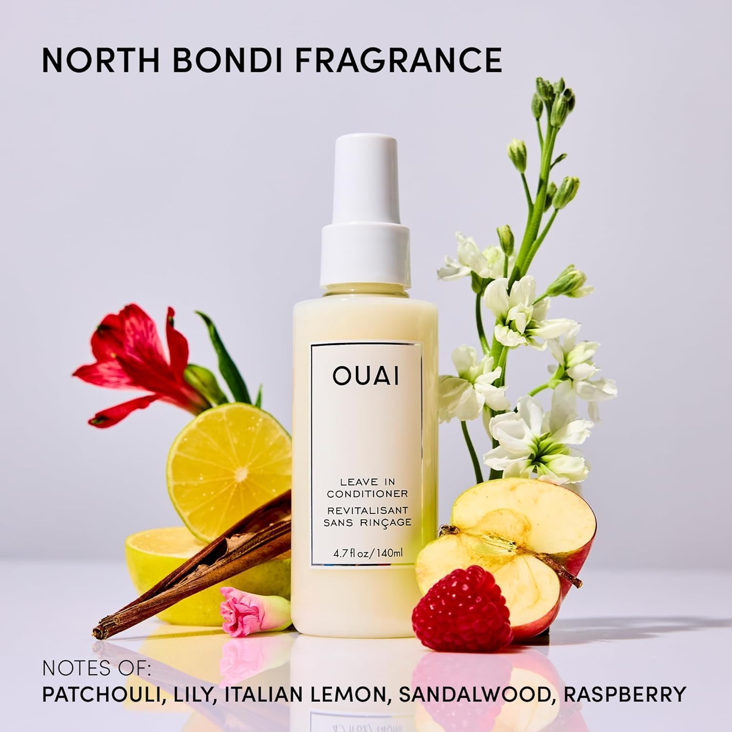 OUAI Leave In Conditioner Full Size + Travel Size Bundle (2 Count)
