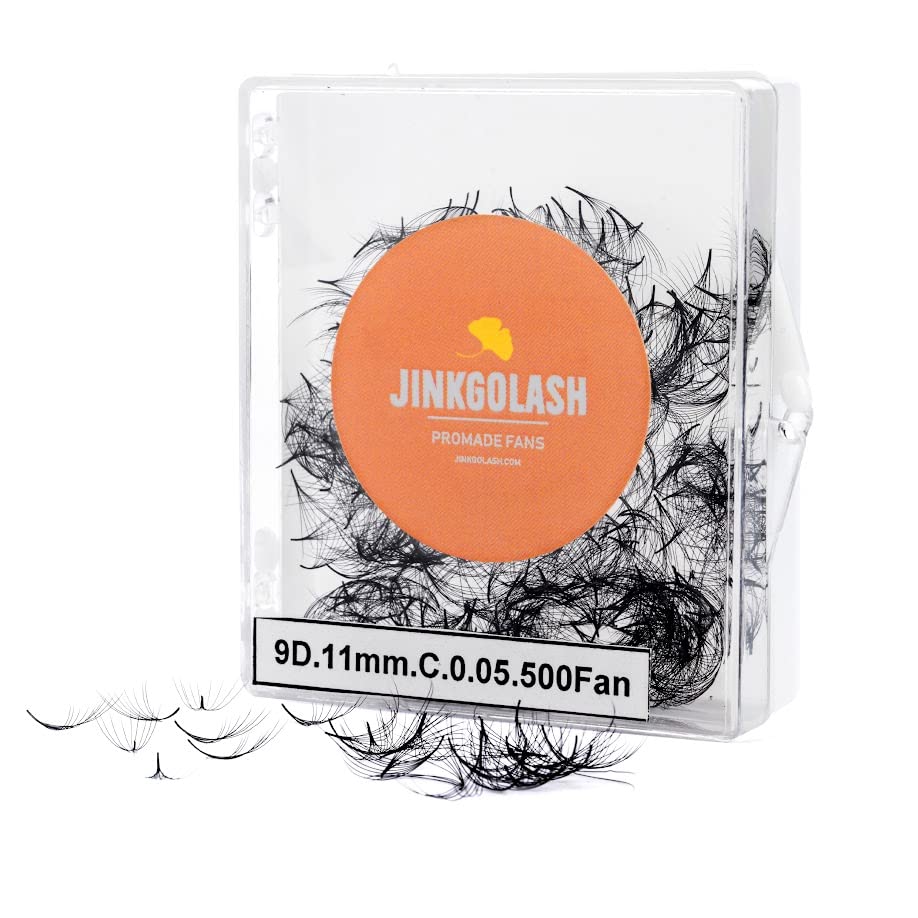 Vista 13 de 500 extensiones de pestañas Promade de 3D a 16D, abanicos de pestañas sueltas de 0.03/0.05/0.003 in, pestañas rizadas C D, longitud de 0.31-0.63