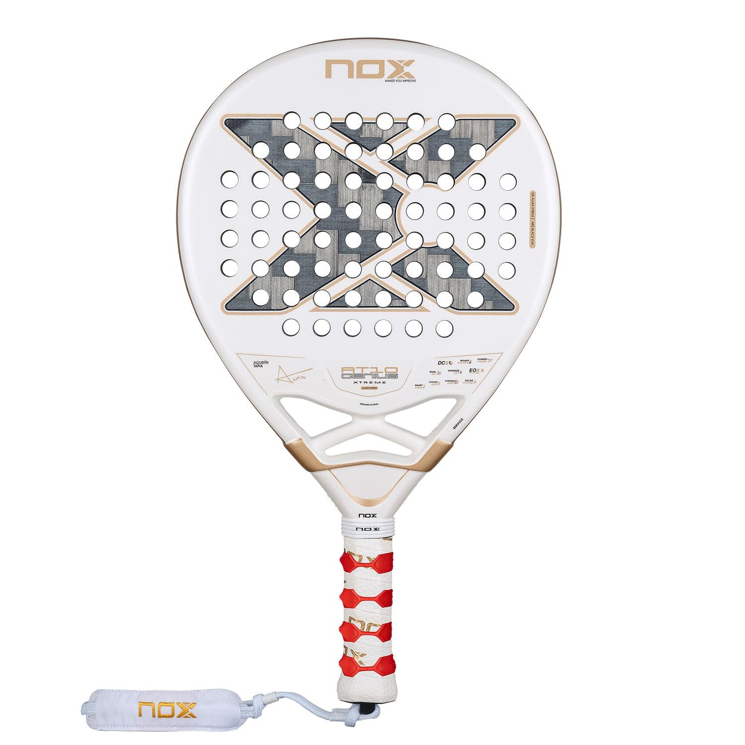 NOX Racchetta Padel At10 Genius 12K Unica