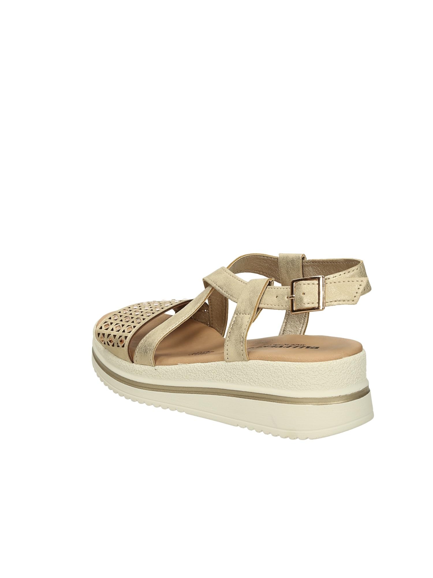 Valleverde Sandali Donna V55101 Pelle White o Gold