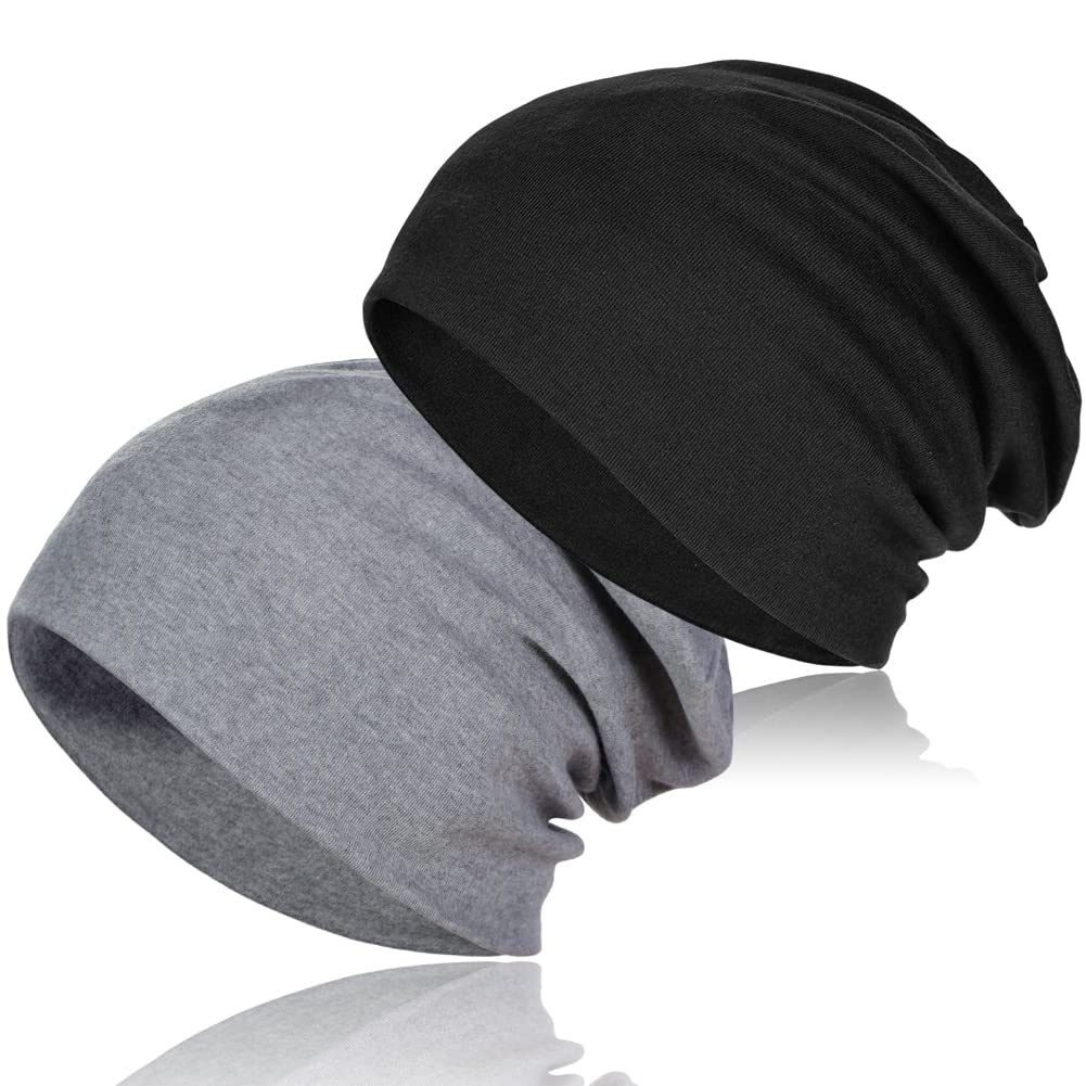 Athjunss Slouchy Beanie – Reversible Chemo Cap, Sleep Hat, Turban & Face Mask In One, Unisex Stretchy Design