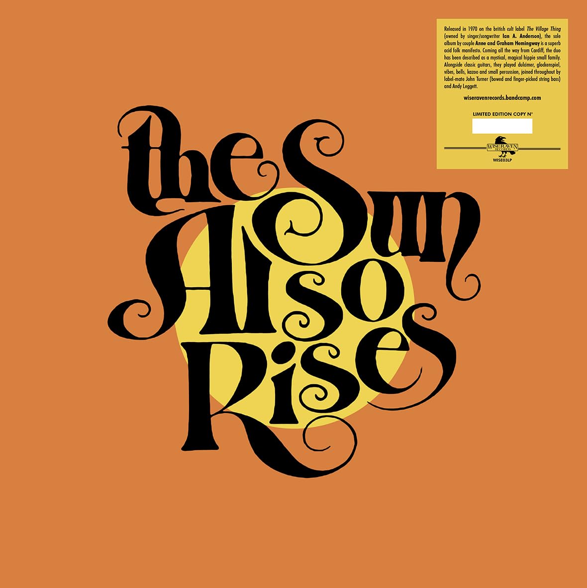 The Sun Also Rises: Numbered Edition [VINYL]