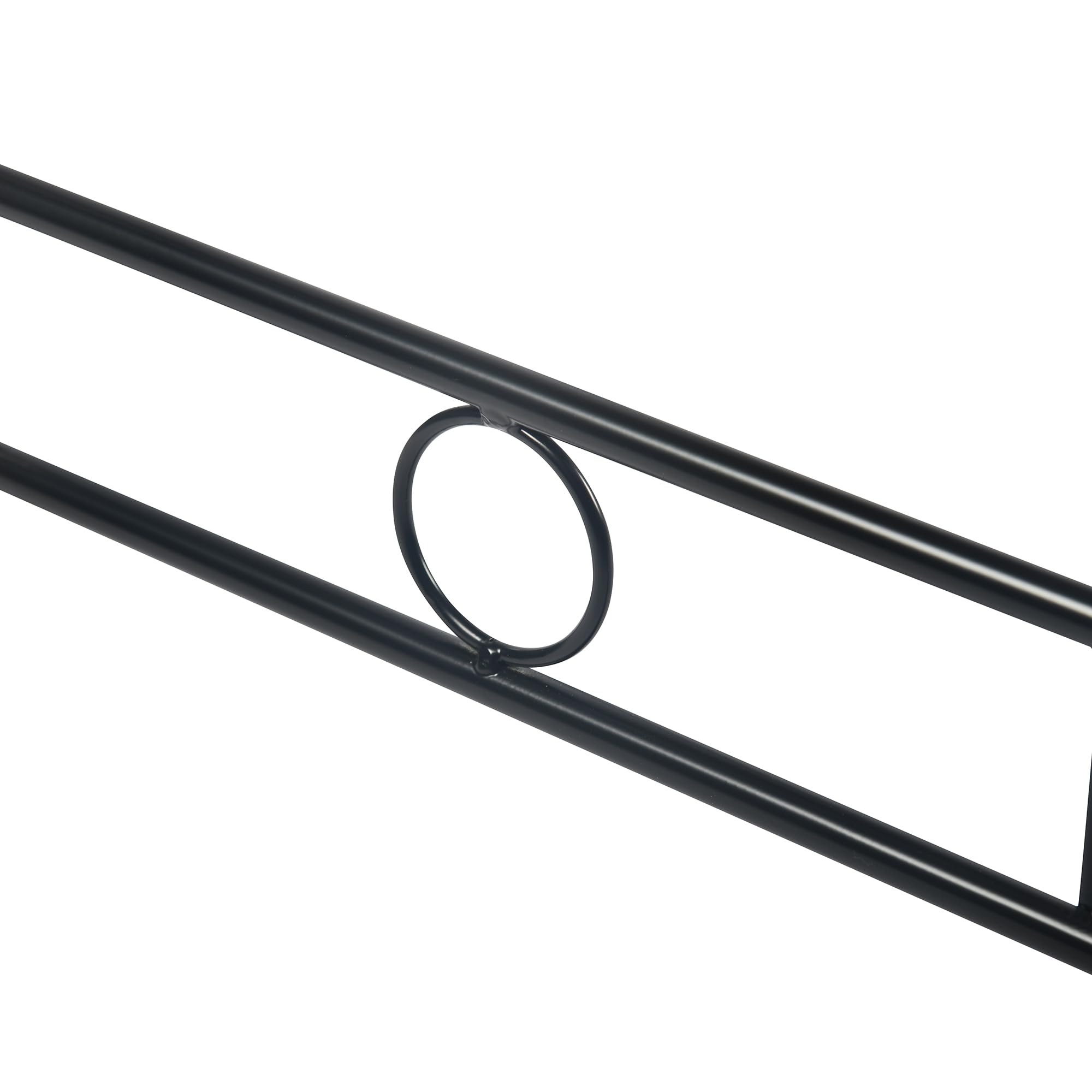 FurnitureR Tavolo rotondo con sedie per 2 persone, tavolo da cucina retrò industriale chic con portabottiglie, mobili da soggiorno per bistrò, giardino, balcone, piccolo spazio, telaio in metallo
