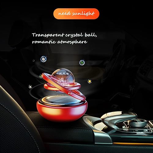 Miniatura 2 de Kwak's Ambientador de aire solar para automóvil, purificador de aire de energía solar para interiores de automóvil, accesorios de decoración de