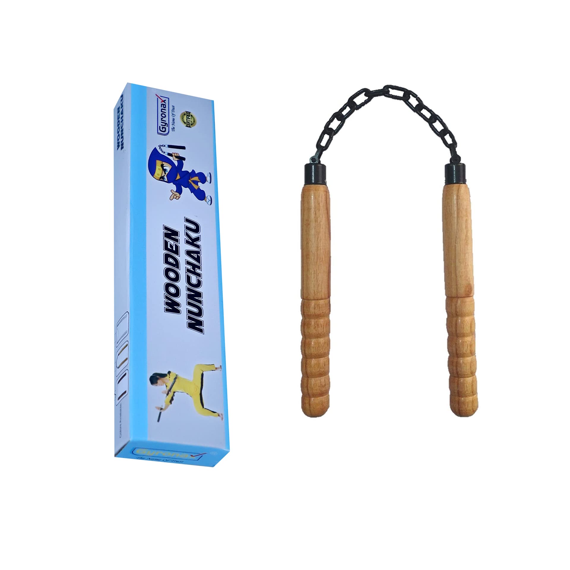 Gyronax Nunchaku Natural Wooden Handle (Natural),pack of 1 (B07RFC44S7) Amazon Price History, Amazon Price Tracker