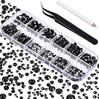 Algopix Similar Product 8 - 2000 Pieces Flat Back Gems Round