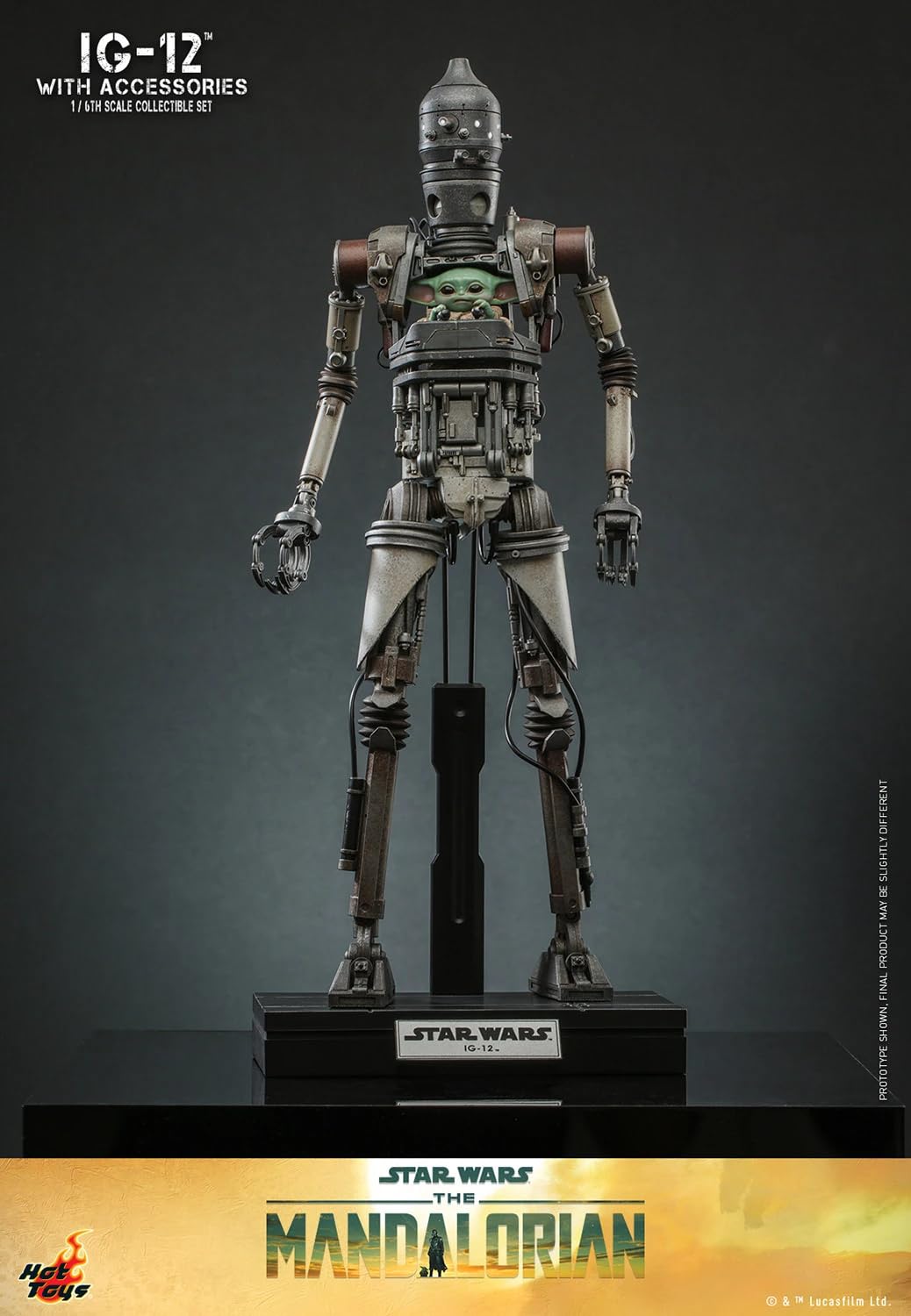 Amazon.co.jp: Hot Toys TMS104 スターウォーズ IG-12 & Grogu