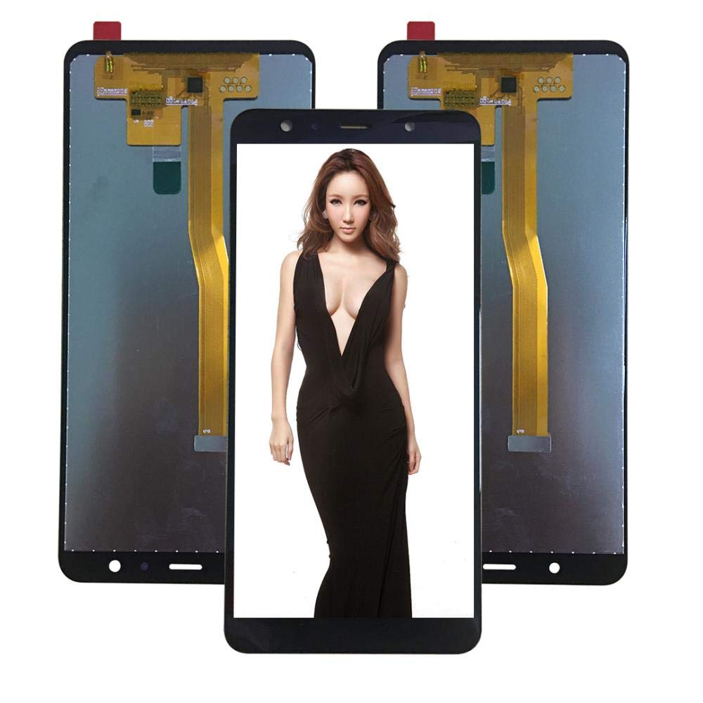 Pantalla Samsung A750 LCD completa en color negro de 6.0 pulgadas para Galaxy A7 2018