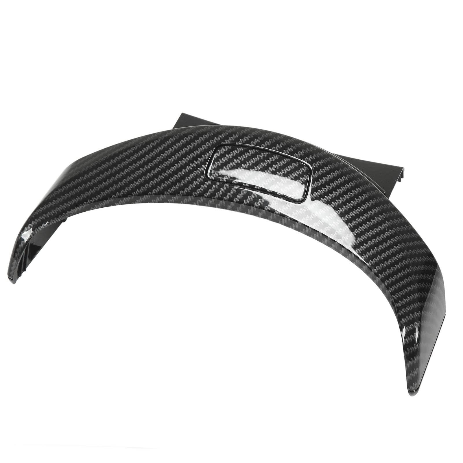 Qiilu Mittel Konsole Armlehne Aufbewahrung Sbox Release Button Schalter Abdeckung 2056803407 2056803307 Ersatz für W205 C200 C250 C300 W253 GLC260 GLC200 (Kohlefaser-Stil)