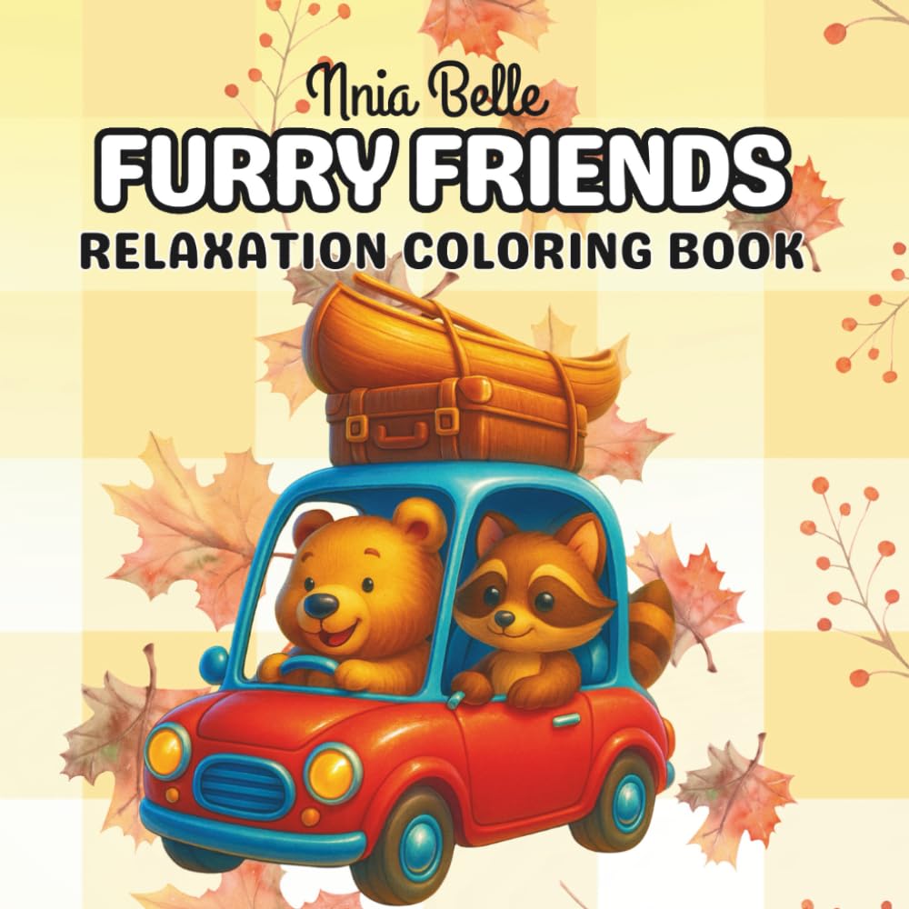 Furry Friends: Relaxation Coloring Book