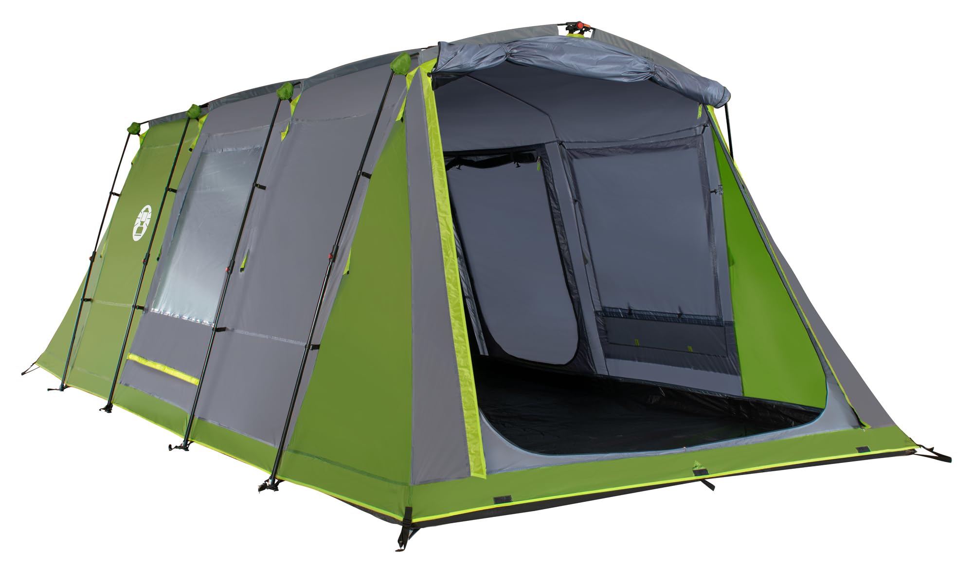 Coleman Tienda Fastpitch Victoria Falls 4 Blackout| Montaje rápido en 2 Minutos| Dormitorio oscurecido|Tienda Familiar compacta para 4 Personas |Tienda para Festivales y Camping |Impermeable 4500 mm
