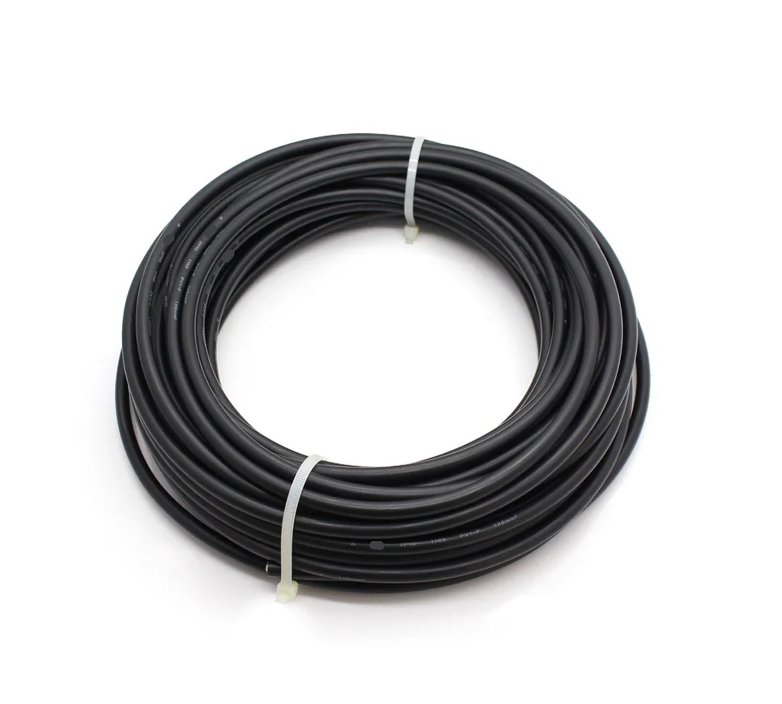 Bolisila 100 Meters/Roll 2.5mm2 4mm2 6mm2 PV Solar Cable Black Or Red Color Photovoltaic Wires Tinned Copper(Black,4mm2-12AWG)
