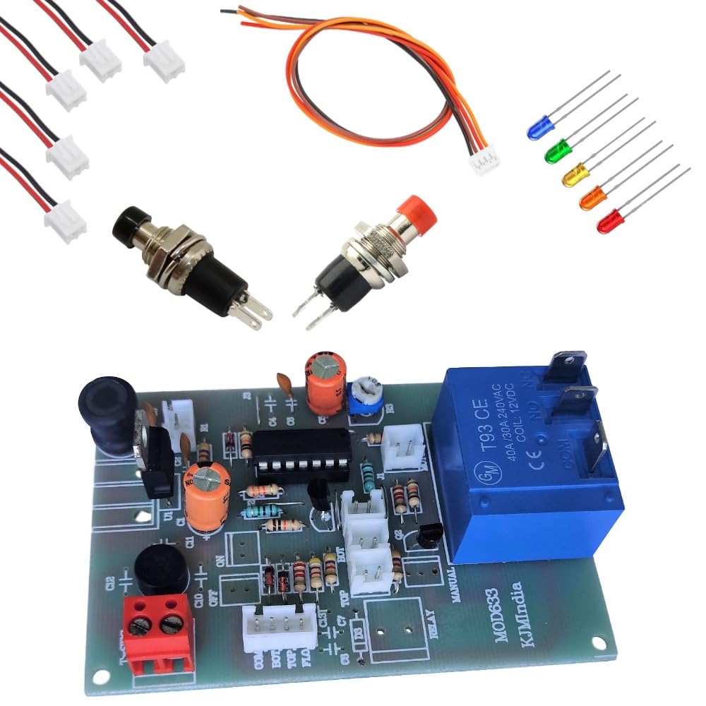 KJMIndia Fully Automatic Water Level Controller Circuit Board With Dry Run Protection (B0C375K2YD) Amazon Price History, Amazon Price Tracker