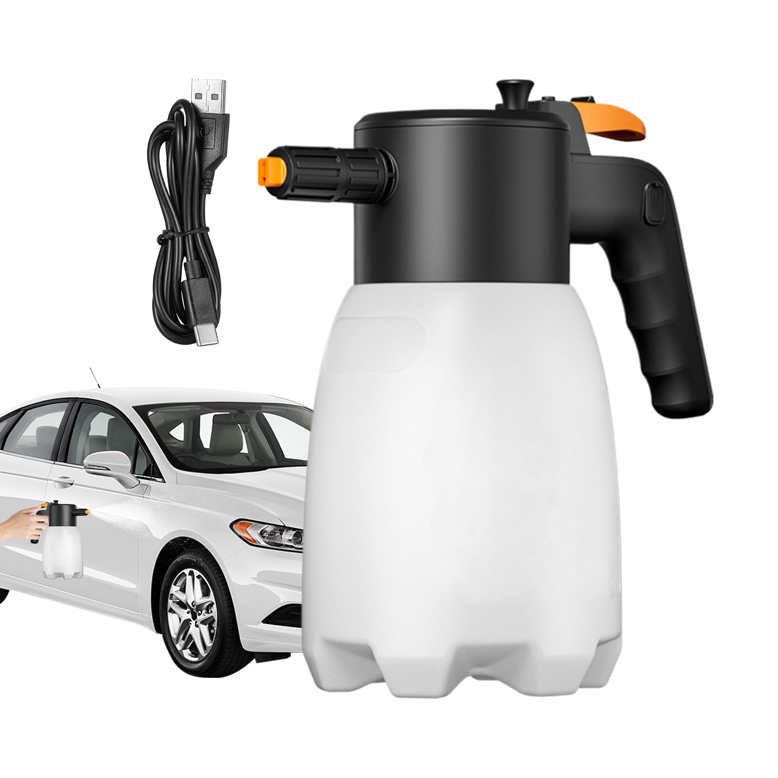 Pulvérisateur en mousse de 1,8 L pour nettoyer sans frotter la carrosserie et le patio