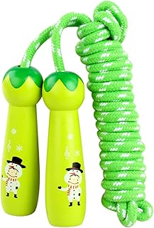 Jump Rope for Kids Fitness Jump Rope Jump Rope Outdoor Play for Kids Jump Ropes for Kids Prizes for Kids Playing Jump Rope Jump Rope Workout Wood Handle Jump Rope Sporting Goods