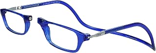 Clic Blue Light Blocking Magnetic Reading Glasses, Adjustable Temple Computer Readers, Original (S-M)
