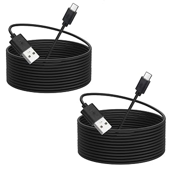 16 ft Power Cord Blink Mini 2, Blink Outdoor 4 Camera, USBC Extension Cable