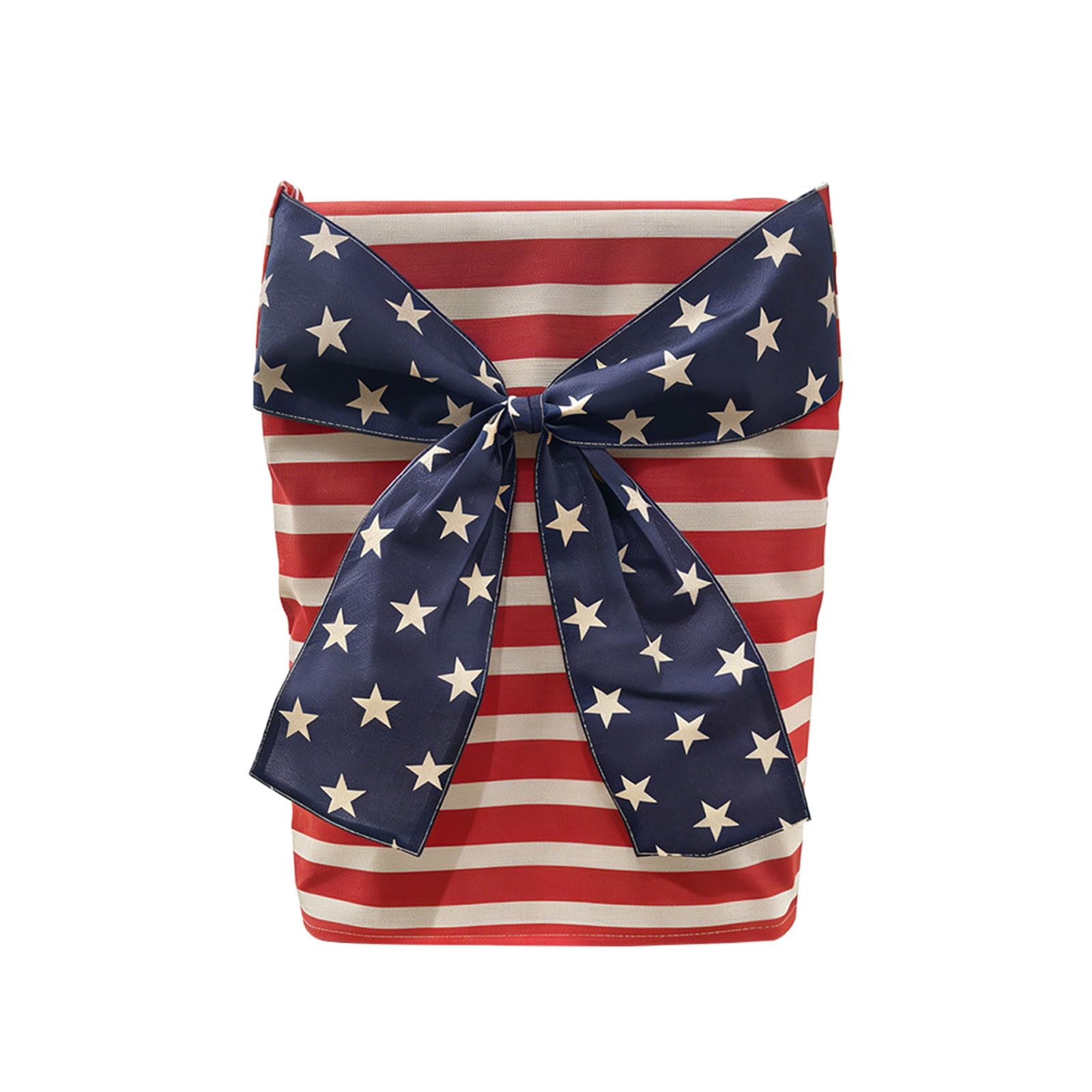 PANGBOER Patriotic Dining Chair Cover Stretchable Polyester Fabric for Celebration Chair Cover