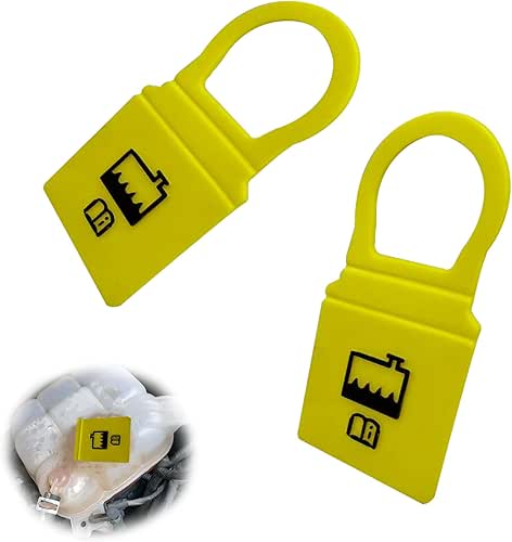 2PCS Coolant Reservoir Cap, Compatible with Chrysler Dodge Jep Ram,