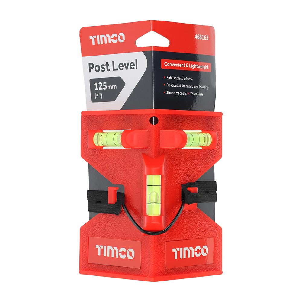 TIMCO - Post Level (Size 125mm - 1 Each), Red - Image 3