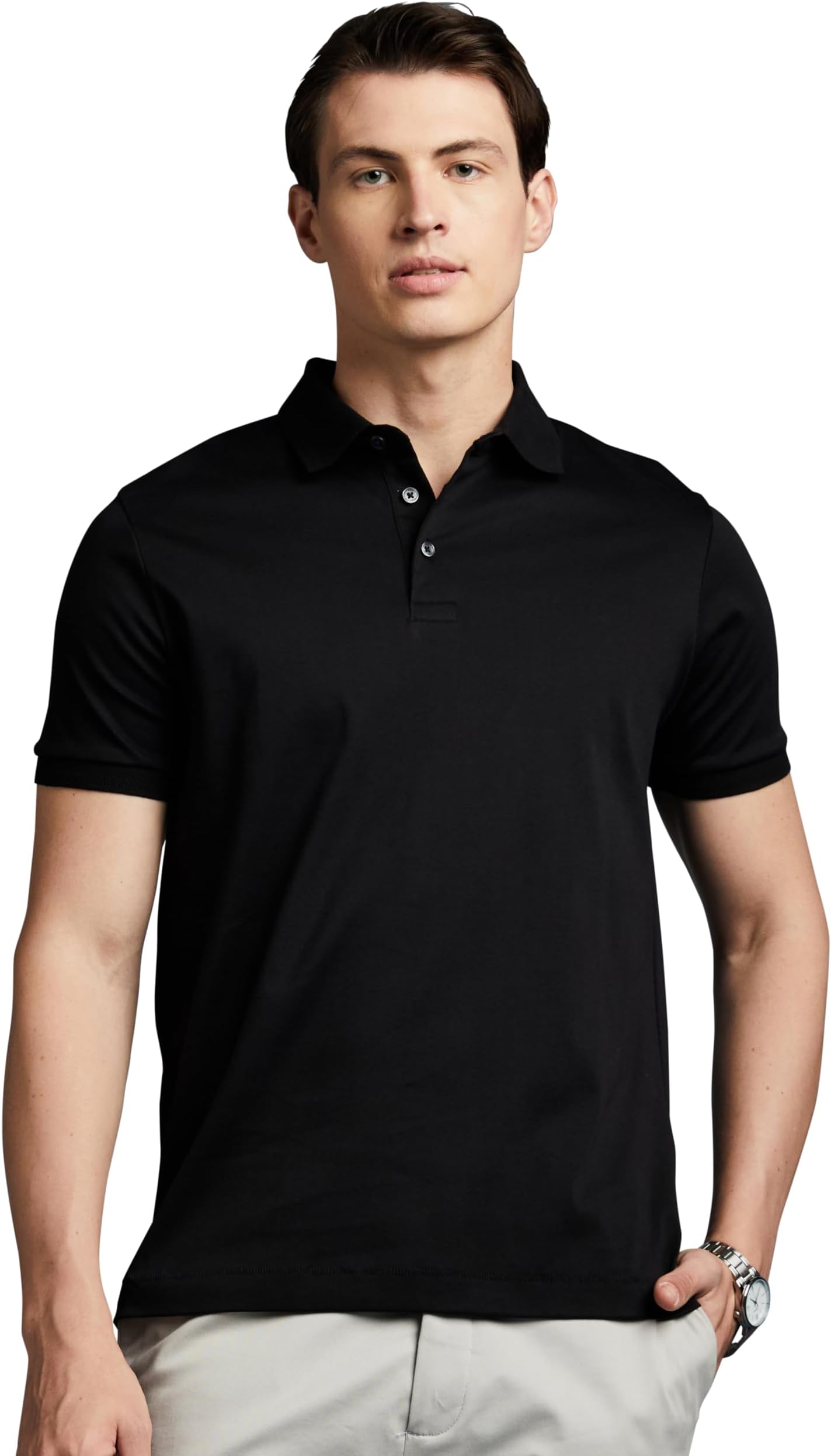 - Men's Super Soft Classic Polo Cotton T-Shirt: Regular Fit