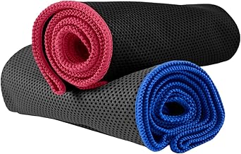 NirvanaShape Microfibre Cooling Sports Towel – Gym Towels – Refreshing Towels Ideal for Sports, Running, Yoga, Golf, Hiking – Summer Gadgets Cooling Towel