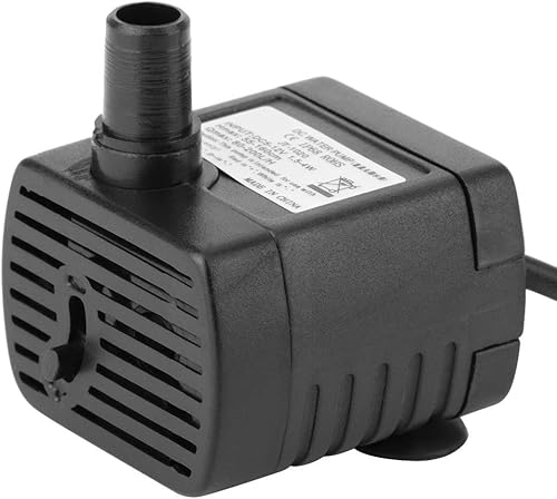 Bomba de agua sumergible, USB 5V 1.6 ft 150 L, H Bomba de agua sin escobillas sin escobillas Dc sin escobillas para fuente de mascotas acuario