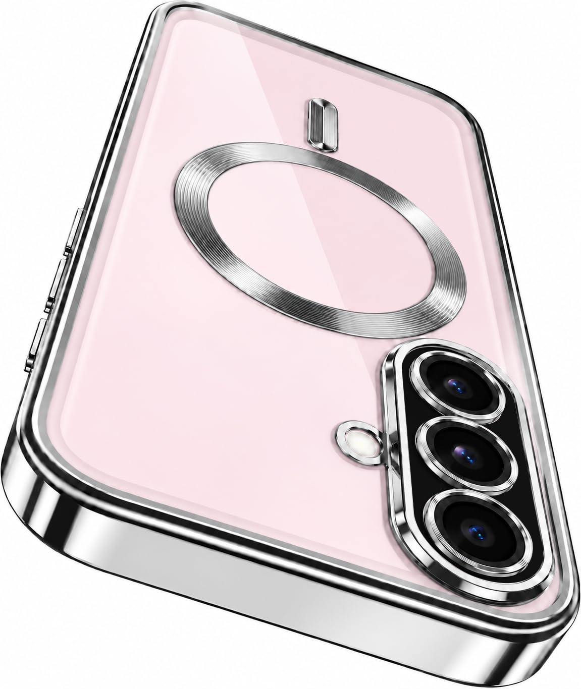 VONZEE Clear Samsung A27 5G Case - MagSafe & Electroplate -1