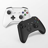 Vista 4 de TOMSIN Joysticks de repuesto para controlador Xbox One Series X/S, 4 piezas de repuesto de palancas de goma para control inalámbrico Xbox One (negro)