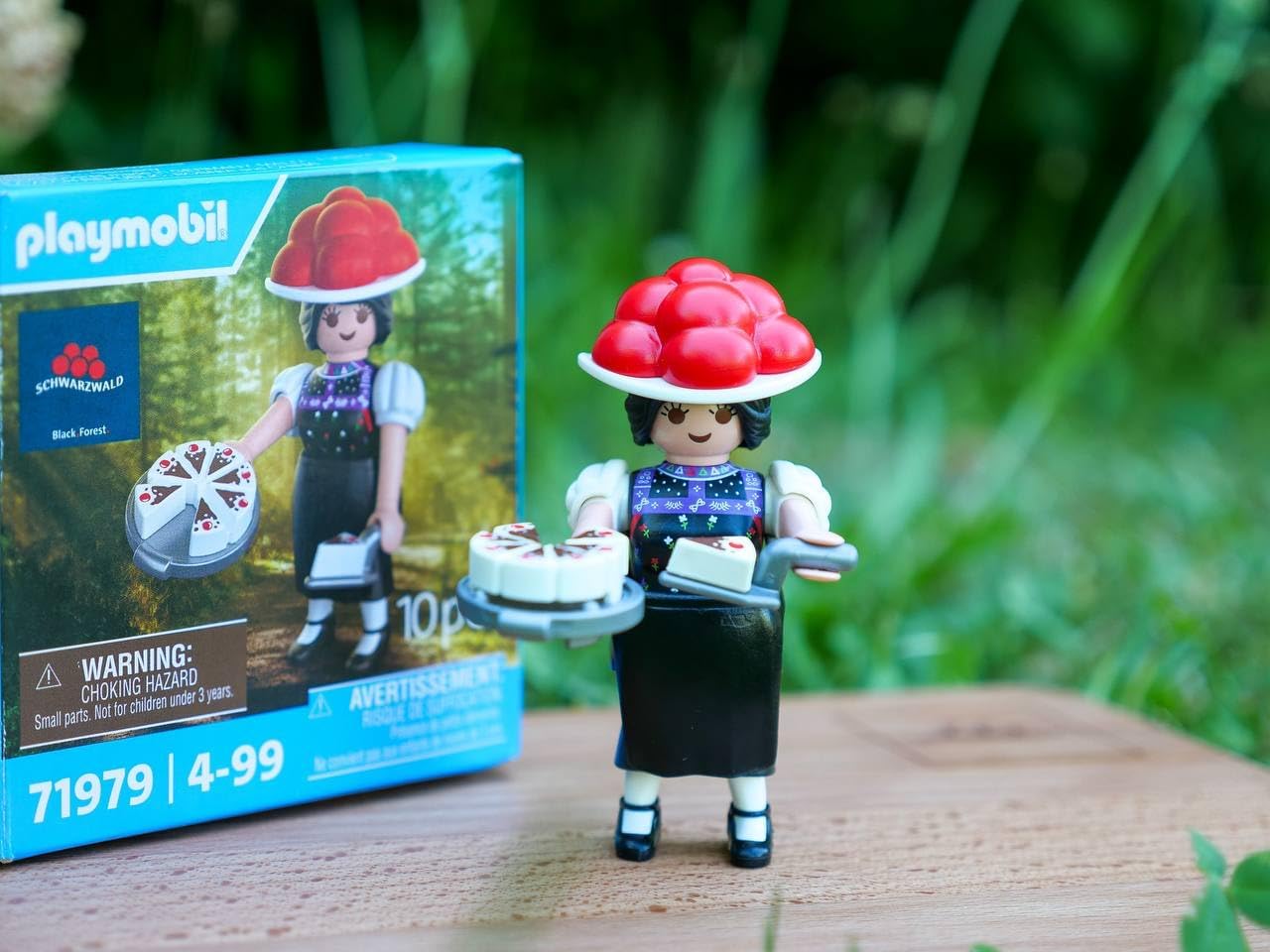 PLAYMOBIL 71979: Black Forest Marie in Costume with Bollenhut and Black Forest Cherry Cake