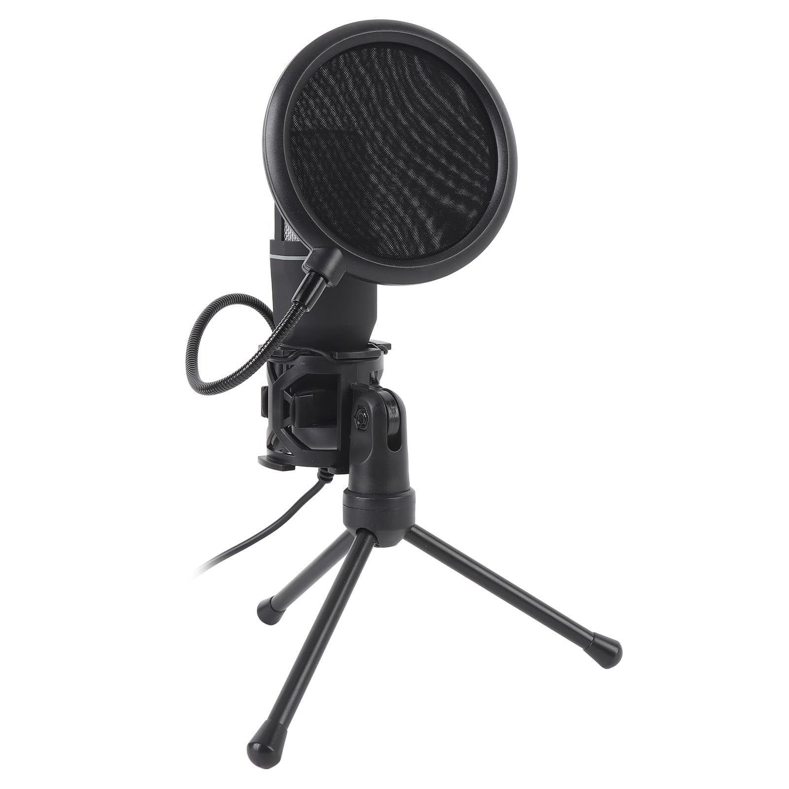 PC Microphone, USB Wired RGB Lighting Gaming Microphone for Studio
