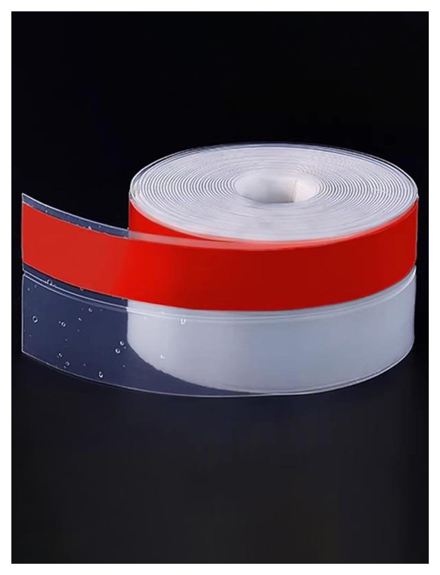 Tira de sellado de silicona flexible para puertas, ventanas y duchas, relleno de huecos impermeable