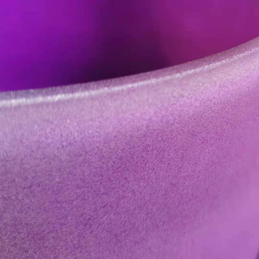 Hye-eun Campana tibetana de cristal violeta de 8 pulgadas B Nota Chakra Corona Sanación con sonido con bolsa para transporte instrumentos de percusión cuenco de sonido para yoga