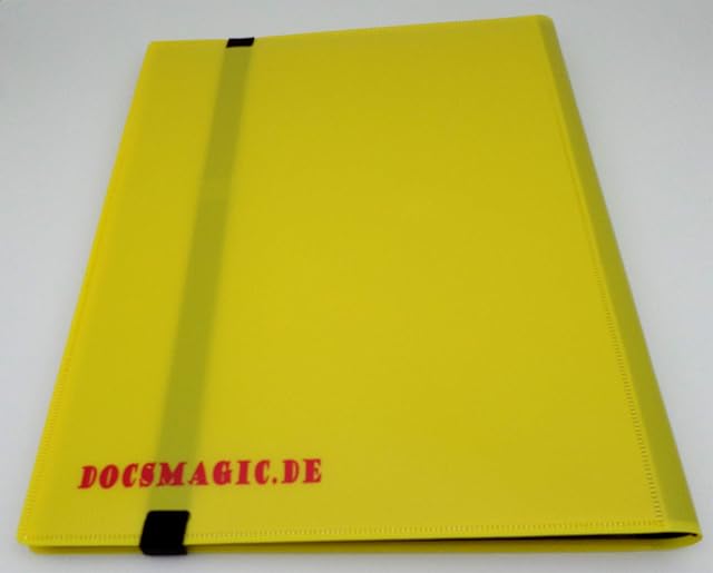 Foto 2 de 6 de docsmagic.de Pro-Player 9-Pocket Album Yellow - 360 Card Binder - MTG - PKM - YGO