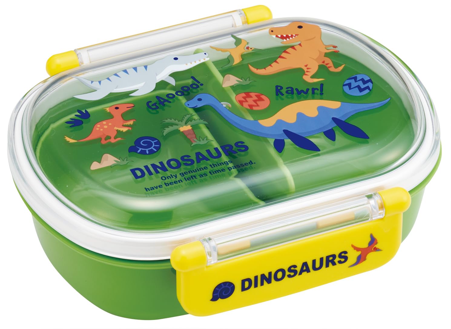 Skater QAF2BA-A Children's Bento Box, Fluffy Serve Lunchbox, 1 Tier, 12.2 fl oz (360 ml), Made in Japan, Dishwasher Safe, Microwave Safe, Dinosaurus 26, Boys : Home & Kitchen