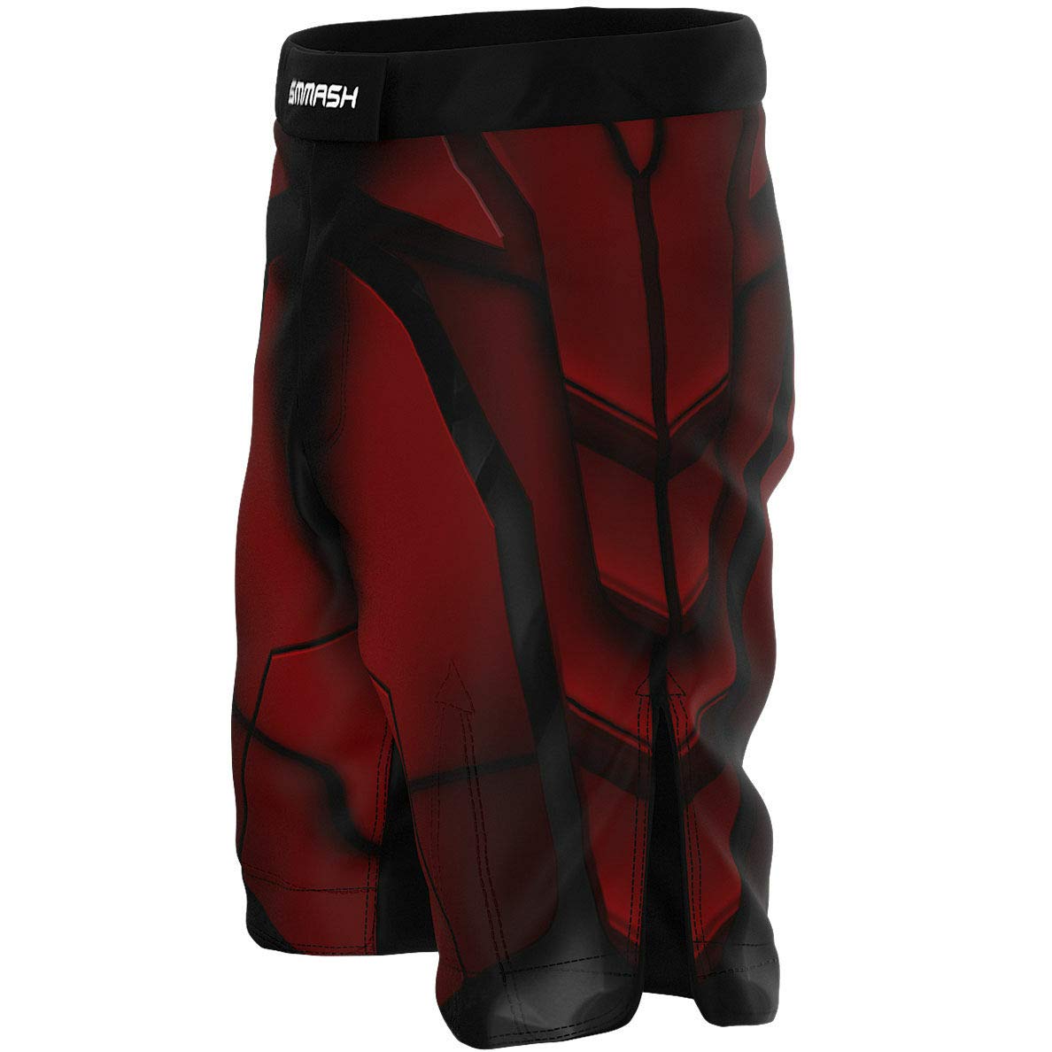 SMMASH Short D'entraînement Sport pour Homme Pantalon De Boxe Thaibox Muay Thai MMA Gym Fitness Respirant Fermeture Velcro Résistant