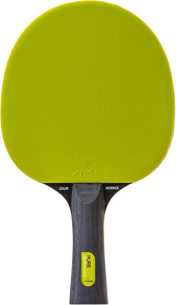 STIGA Pure Color Advance Performance-Level Table Tennis Racket (Yellow)