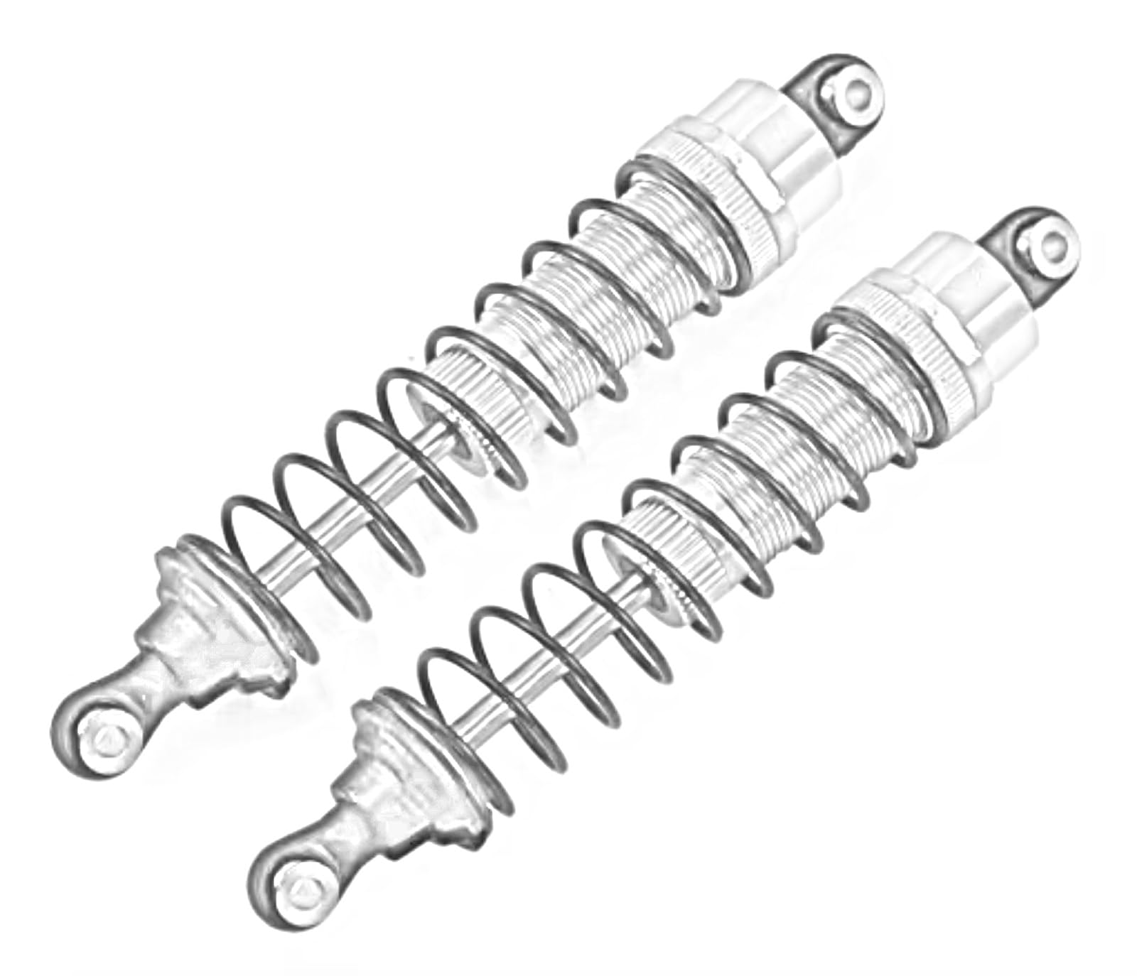 Compatibile Con Himoto 1/10 RC Auto Aggiornamento Modifica Ricambio Accessori Parti 2 Pezzi Interamente In Metallo Ammortizzatore Rc Auto Amortisseur
