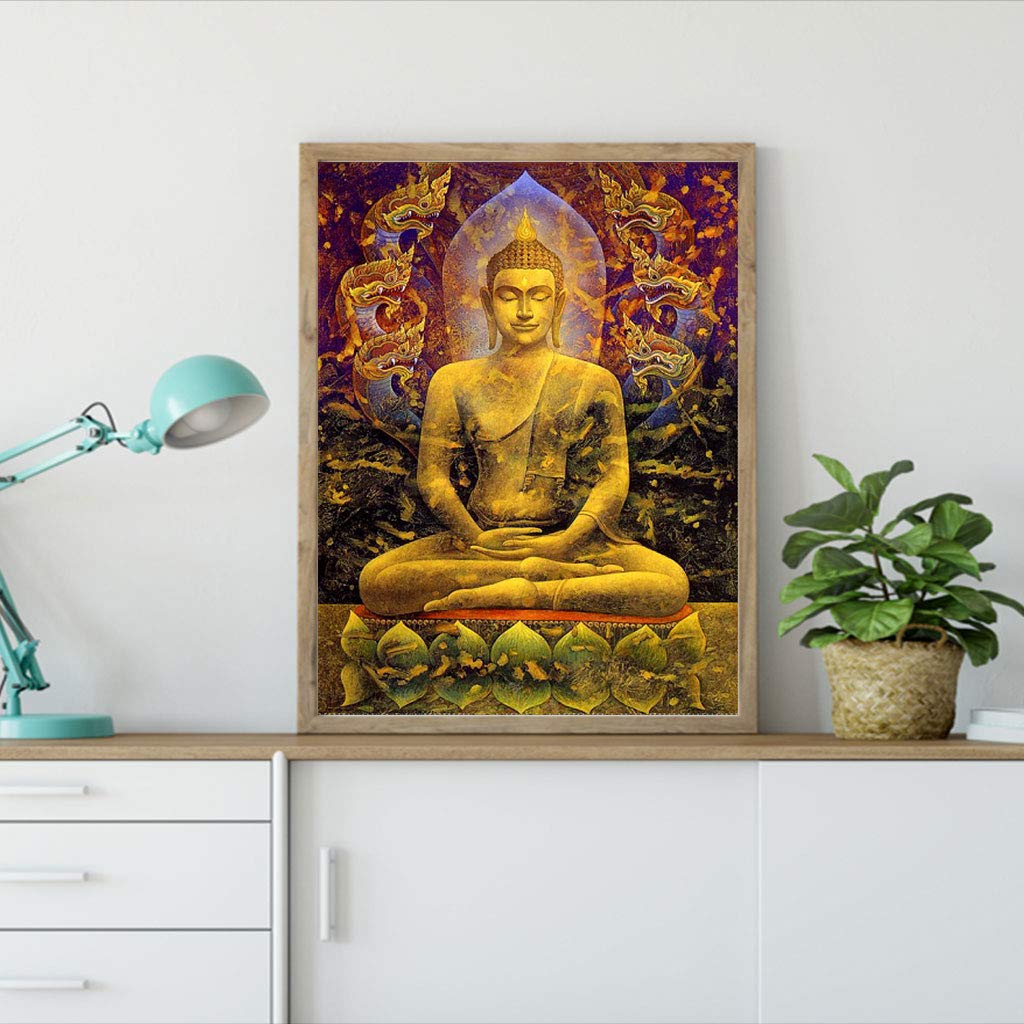 Amazon.co.jp: ダイヤモンドアート 仏像 30*40cm 5d ダイヤモンド