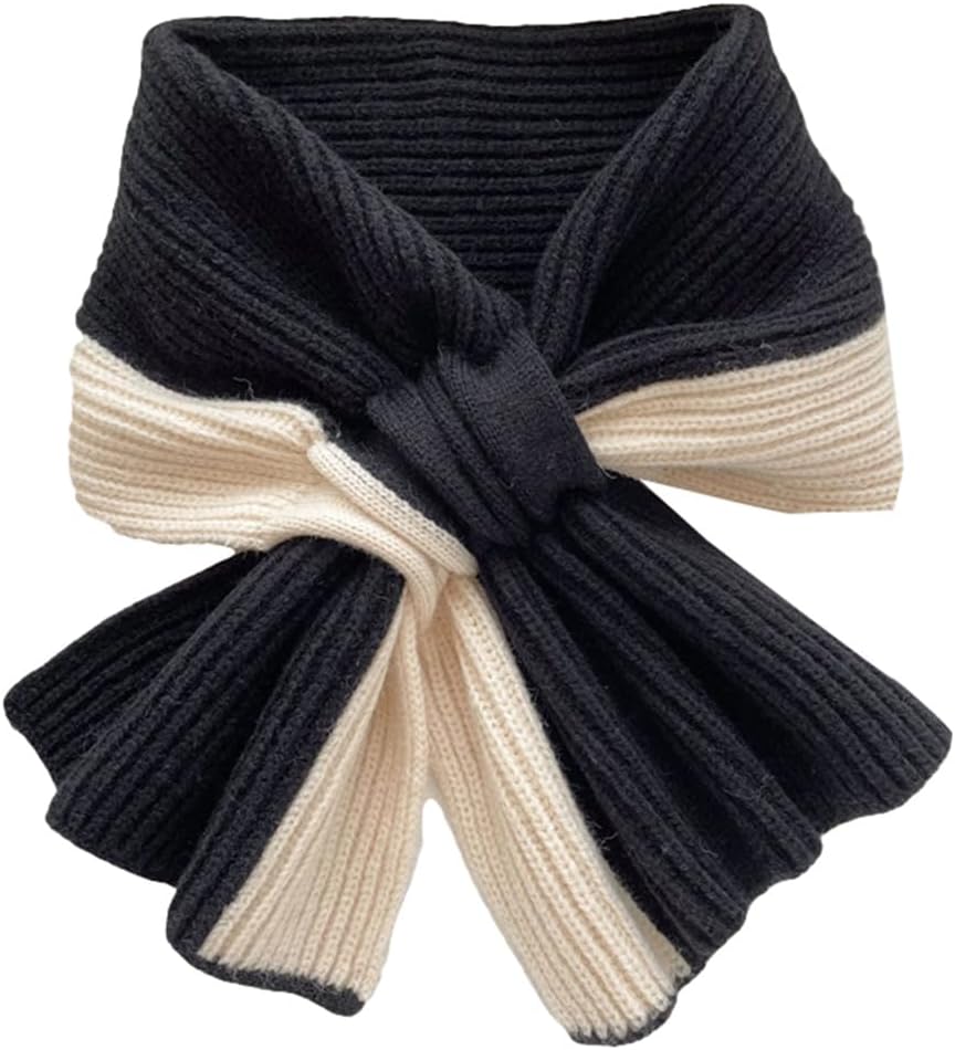 Winter Knitted Scarf Women Pashmina Scarves Soft Shawl Neck Collar Breathable Warmer Cold Weather Gifts Wraps