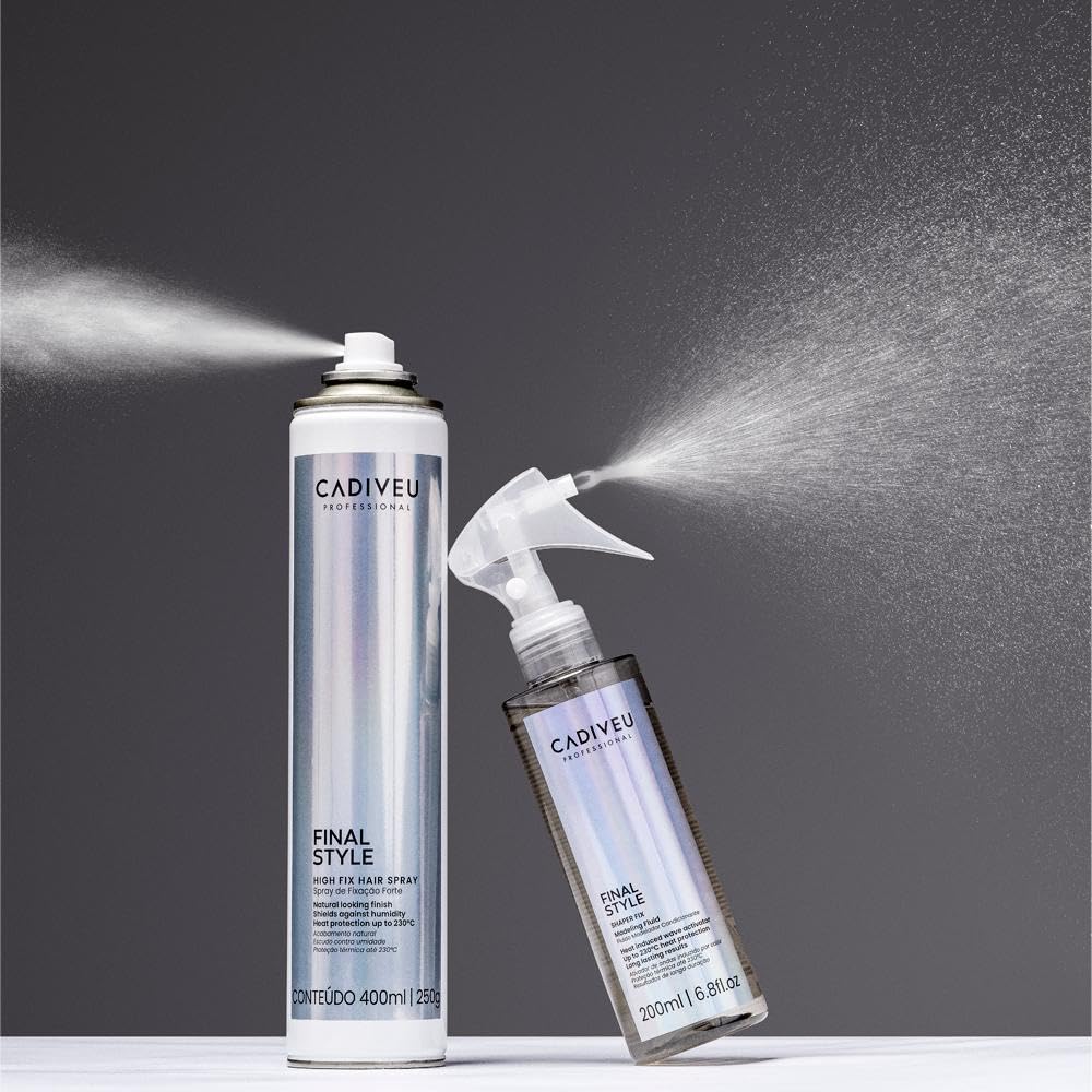 Cadiveu Final Style Shaper Fix Modeling Fluid 200 ml - Płyn modelujący do stylizacji wszystkich włosów